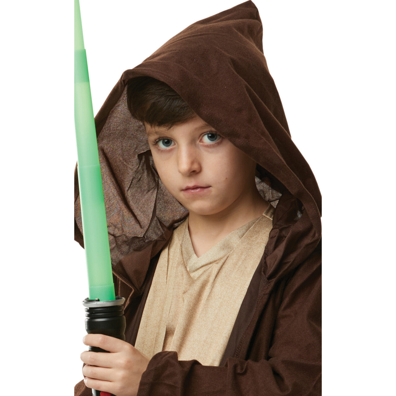 Op deze afbeelding zie je een Kostuums, van het merk Rubies. Jedi Mantel Kostuum Jongen