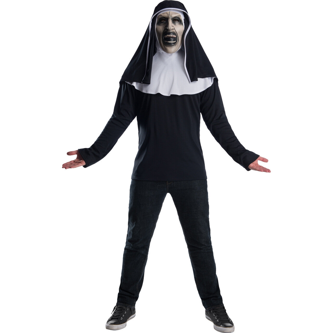 Op deze afbeelding zie je een Kostuums, van het merk Rubies. Griezelige Non Marie Satana Kostuum