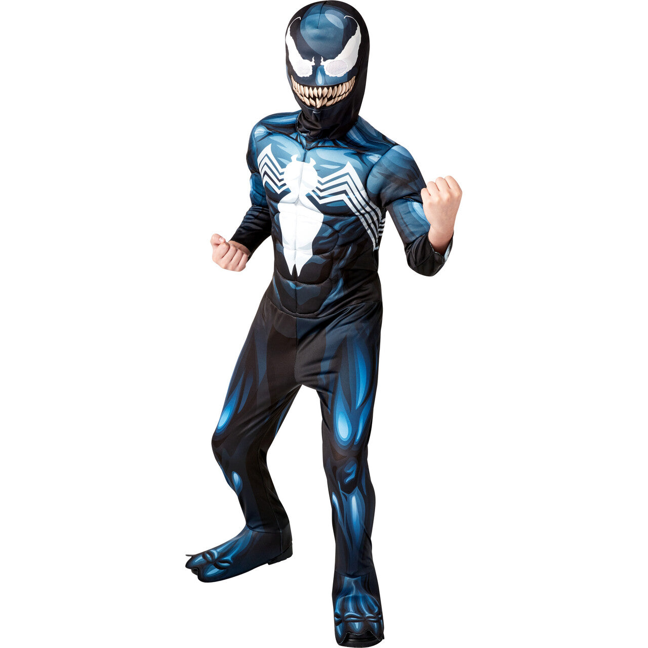 Op deze afbeelding zie je een Kostuums, van het merk Rubies. Marvel Venom™ Deluxe Jongen Kostuum