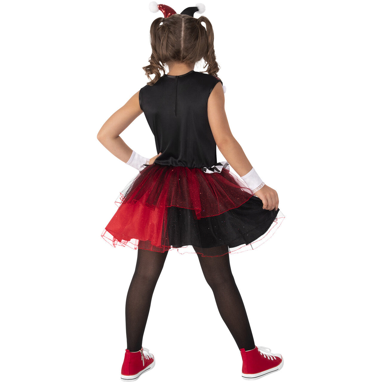 Op deze afbeelding zie je een Kostuums, van het merk Rubies. Harley Quinn Jurkje Kostuum Meisje