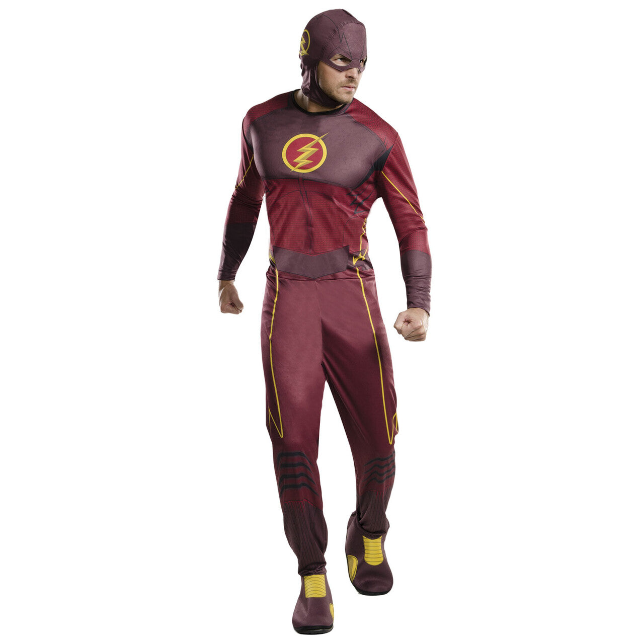 Op deze afbeelding zie je een Kostuums, van het merk Rubies. Flash Kostuum Man