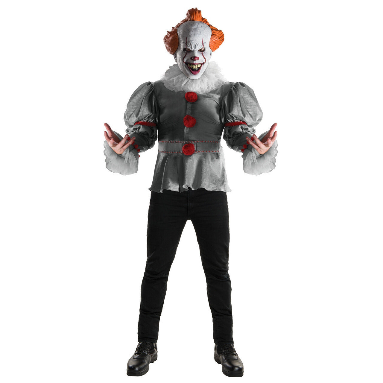 Op deze afbeelding zie je een Kostuums, van het merk Rubies. It Is Pennywise Man Kostuum