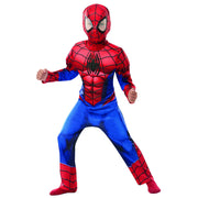 Op deze afbeelding zie je een Kostuums, van het merk Rubies. Spider-Man Deluxe Spinneman Kind Kostuum