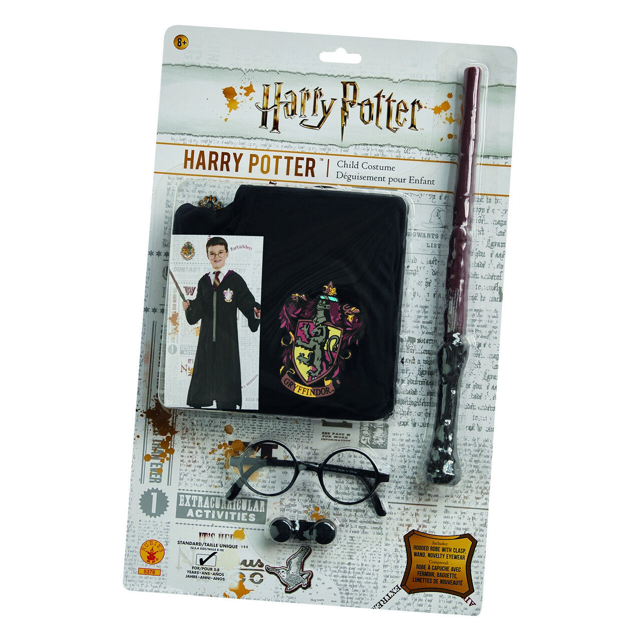 Op deze afbeelding zie je een Kostuums, van het merk Rubies. Harry Potter Complete Verkleedset Kind Kind Kostuum
