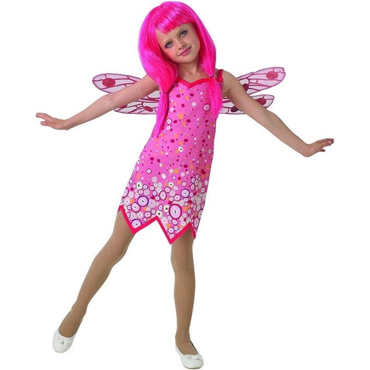 Op deze afbeelding zie je een Kostuums, van het merk Rubies. Fantastisch Roze Elfje Mia & Me Classic Meisje Kostuum