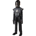 Schwarzer Roboter Star Wars K-2so Droid Deluxe Kind Kostüm für Jungen