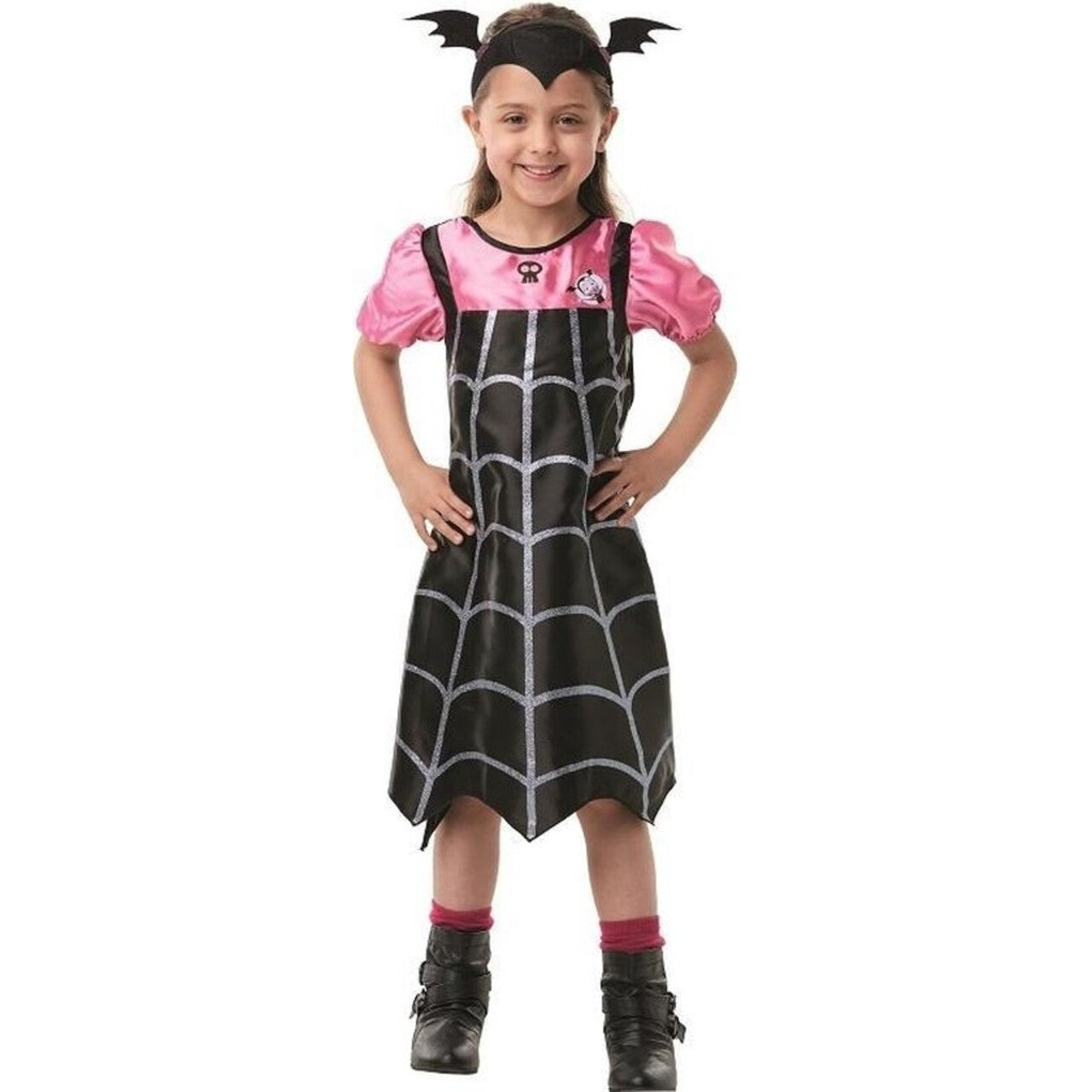 Op deze afbeelding zie je een Kostuums, van het merk Rubies. Nieuw Meisje In De Stad Vampirina Kostuum