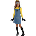 Kuschelndes Minion -Mädchen Kostüm