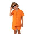 Junge Orange Oben Kostüm für Jungen