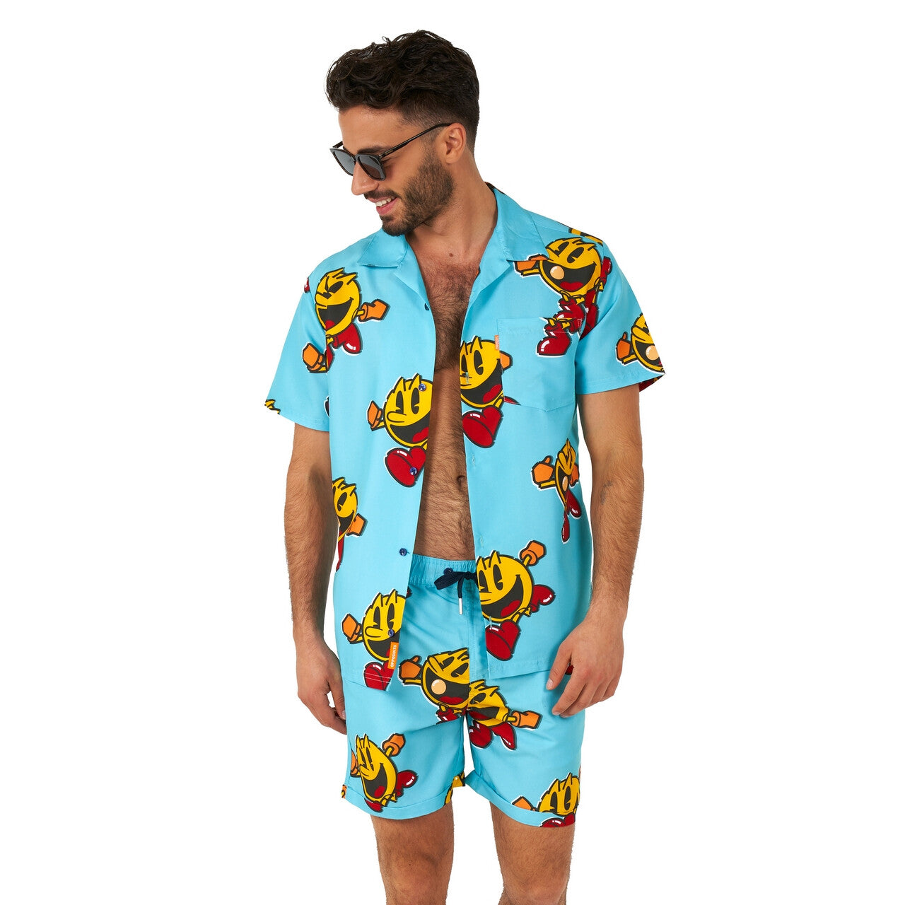 Op deze afbeelding zie je een Kostuums, van het merk Opposuits. Pac-Man™ Wacko Waka-Waka Kostuum