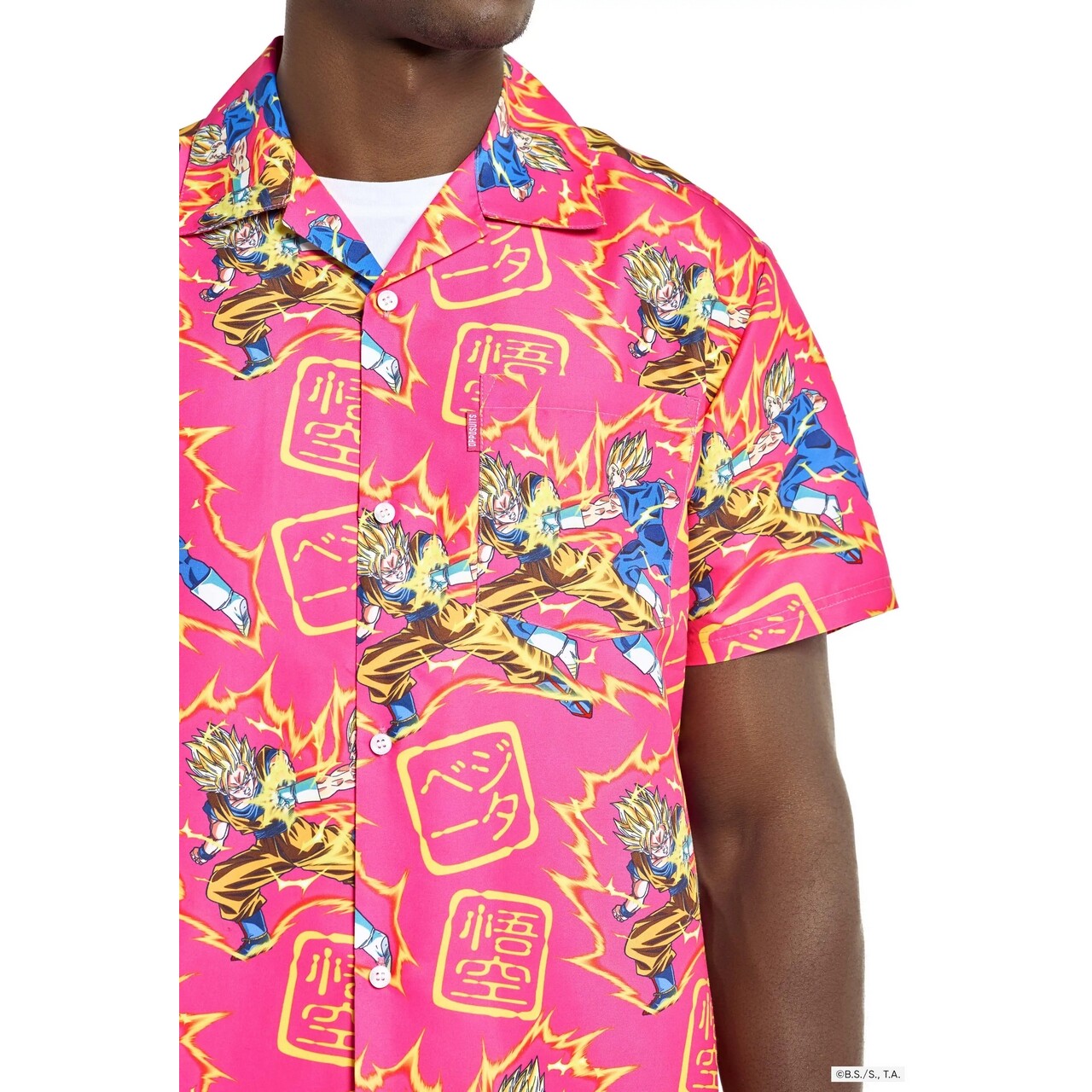 Op deze afbeelding zie je een Kostuums, van het merk Opposuits. Dragon Ball Z Goku Vs Vegeta Festival Ready Man Kostuum