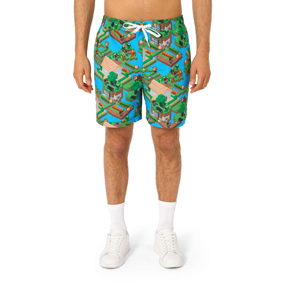 Op deze afbeelding zie je een Kostuums, van het merk Opposuits. Minecraft™ - Overworld Man Kostuum