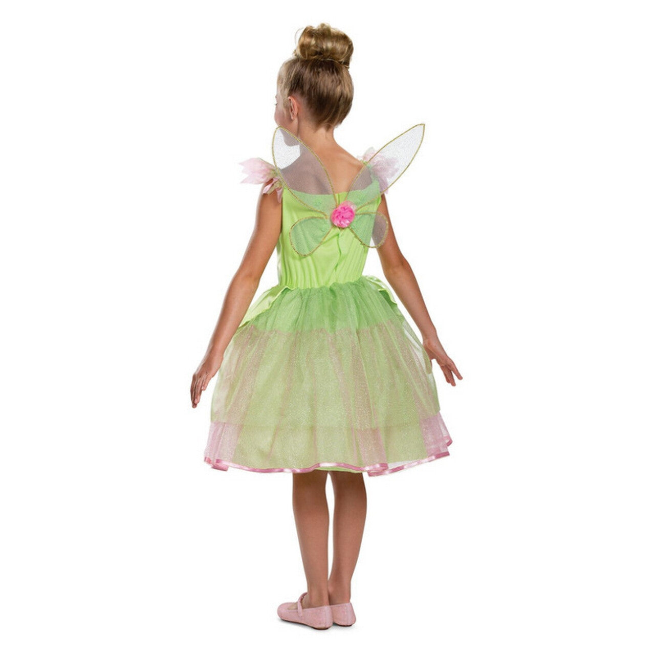 Op deze afbeelding zie je een Kostuums, van het merk Smiffy's. Disney Tinker Bell Deluxe Groene Fee Meisje Kostuum