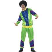 Op deze afbeelding zie je een Kostuums, van het merk Smiffy's. Foeilelijk Jaren 80 Trainingspak Man Kostuum