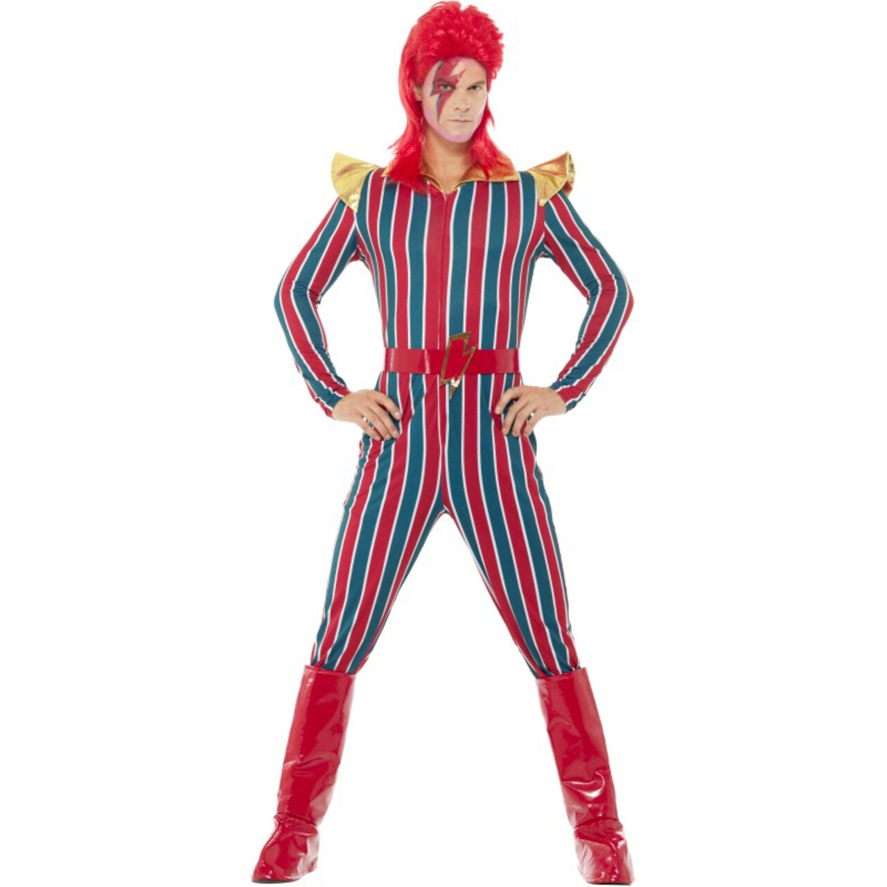 Op deze afbeelding zie je een Kostuums, van het merk Smiffy's. Bowie Space Oddity Man Kostuum