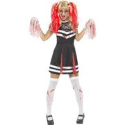 Op deze afbeelding zie je een Kostuums, van het merk Smiffy's. Bezeten Fanatieke Cheerleader Vrouw Kostuum