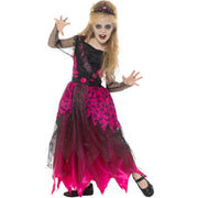 Op deze afbeelding zie je een Kostuums, van het merk Smiffy's. Griezelige Prom Queen Meisje Kostuum