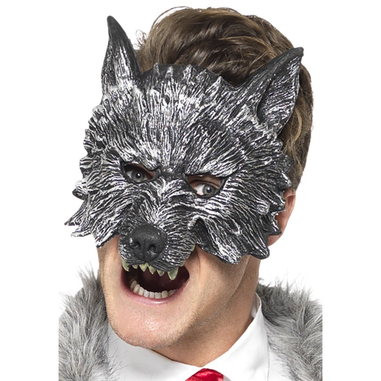 Op deze afbeelding zie je een Accessoires, van het merk Smiffy's. Grimmige Wolf Masker