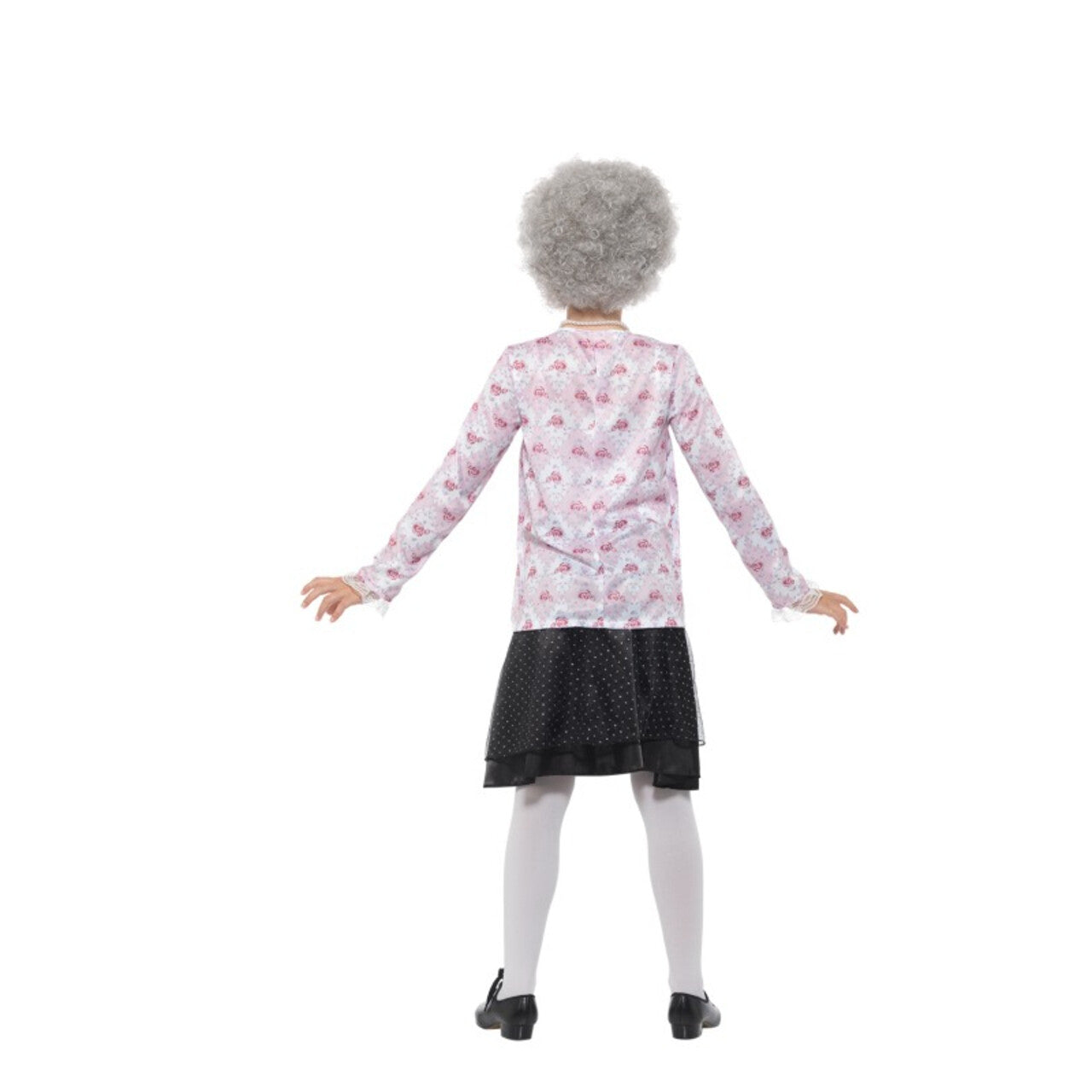Op deze afbeelding zie je een Kostuums, van het merk Smiffy's. David Walliams Oma Boef Gangsta Granny Meisje Kostuum