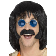 Op deze afbeelding zie je een Accessoires, van het merk Smiffy's. Hippie Snor En Bakkebaarden Set Crosby