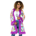 Janis 60er Hippie Mantel Damen
