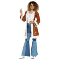Retro Afghanischer 60er Jahre Flower Power Mantel Damen
