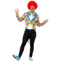 Pastellkontrollierte Zirkus -Clownjacke Herren