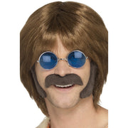 Op deze afbeelding zie je een Accessoires, van het merk Smiffy's. Hippie Snor En Bakkebaarden Set Stills
