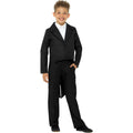 Rokkostume Jacke Dirigent Pinguin Schwarz für Kinder