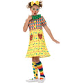 Mallotige Mädchens Clown Kostüm