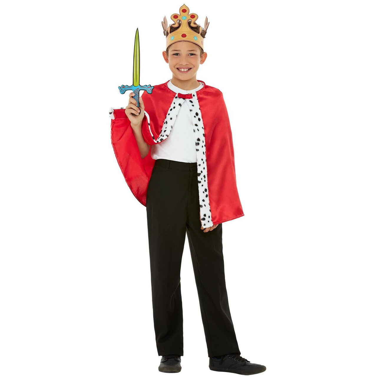 Op deze afbeelding zie je een Kostuums, van het merk Smiffy's. Driedelige Set Wijze Koning Kind