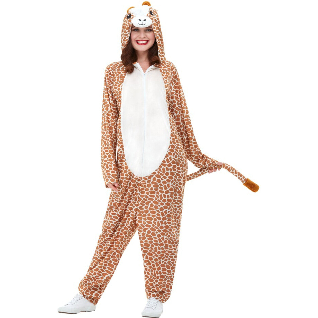Op deze afbeelding zie je een Kostuums, van het merk Smiffy's. Giraffe Savanne Afrika Kostuum