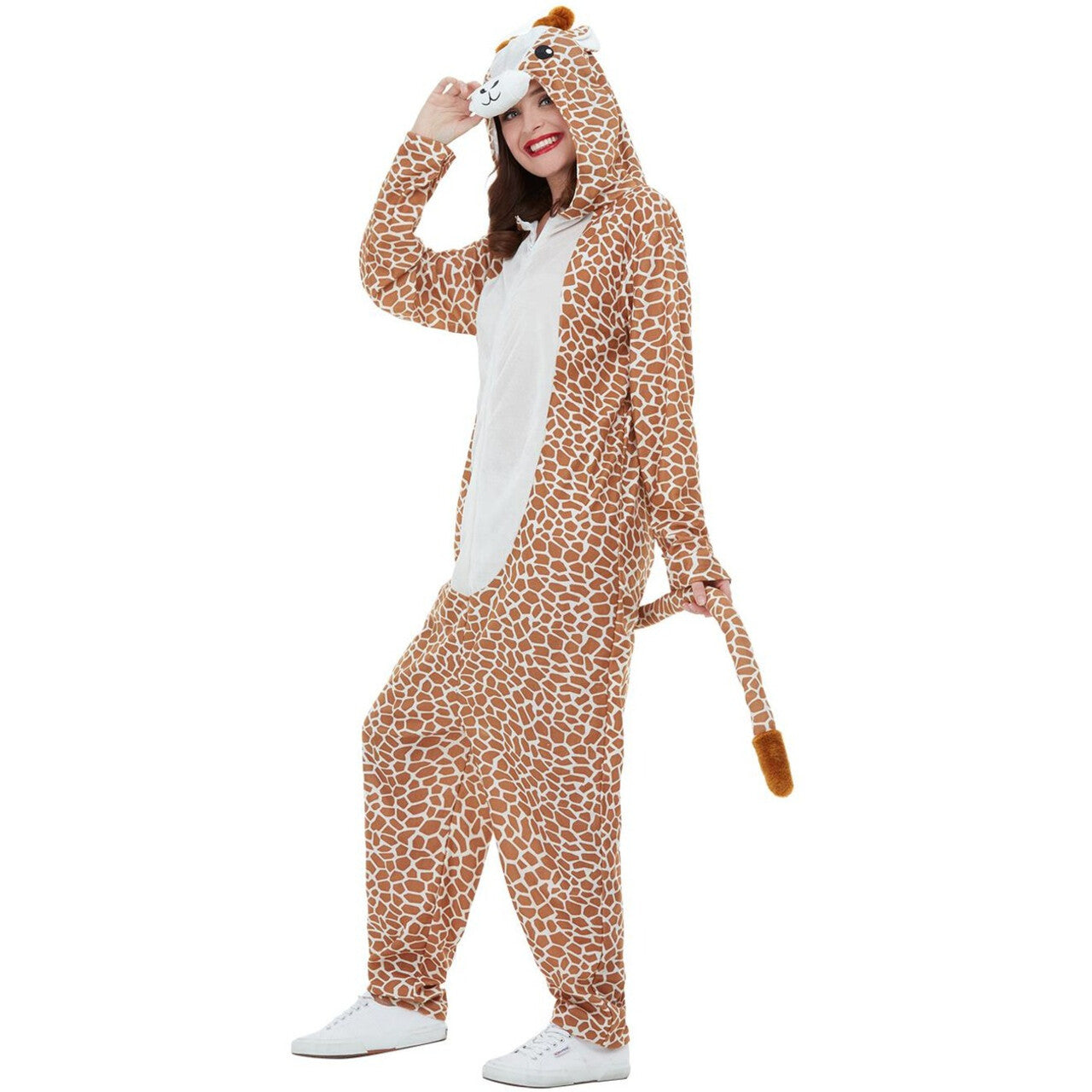 Op deze afbeelding zie je een Kostuums, van het merk Smiffy's. Giraffe Savanne Afrika Kostuum