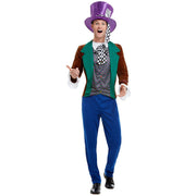 Op deze afbeelding zie je een Kostuums, van het merk Smiffy's. Zo Gek Als Een Mad Hatter Man Kostuum