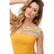 Op deze afbeelding zie je een Accessoires, van het merk Smiffy's. Feestelijke Festival Schminkset Regenboog