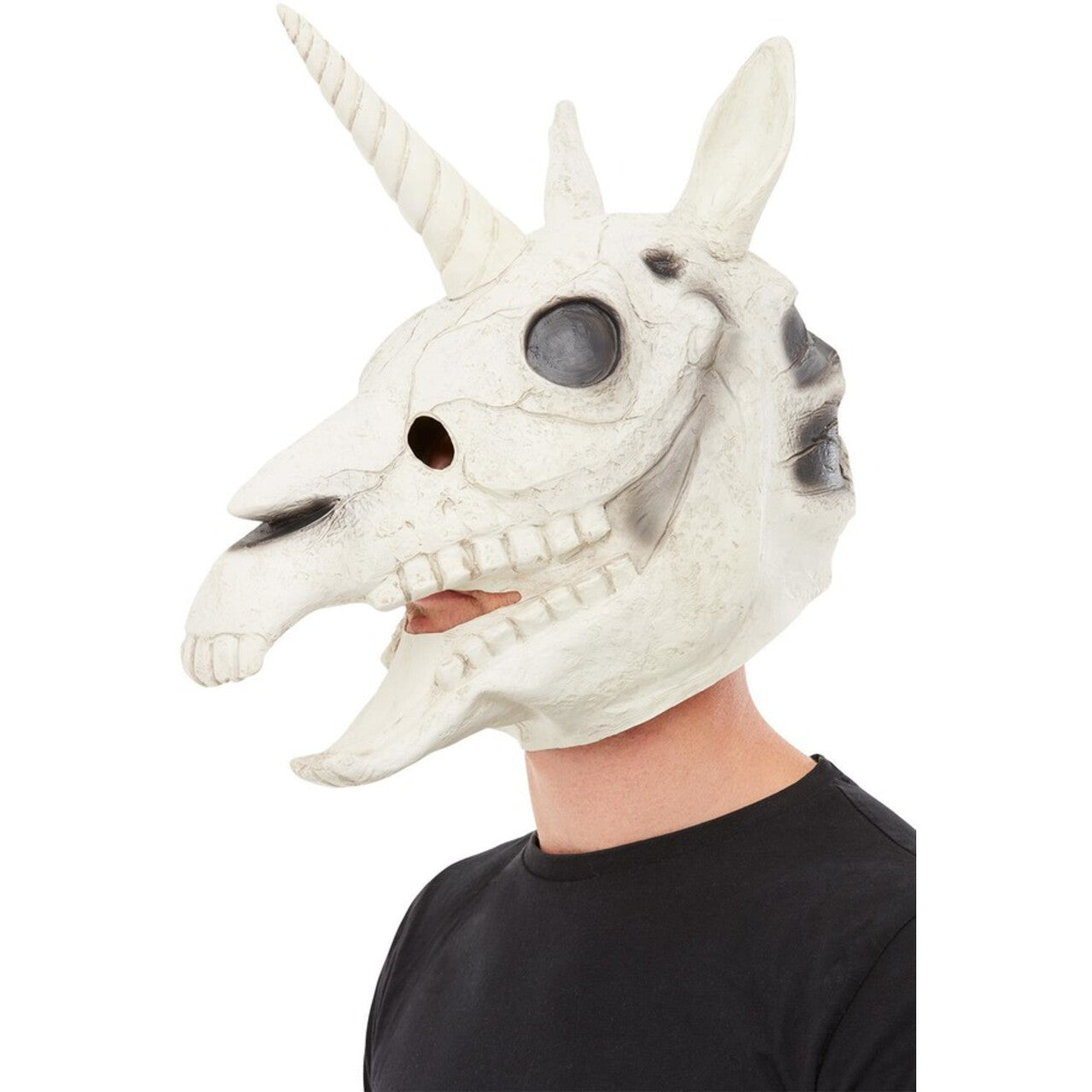 Op deze afbeelding zie je een Accessoires, van het merk Smiffy's. Zeldzaam Uniek Eenhoorn Schedel Masker