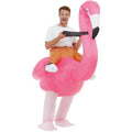 Flamingo Zum Draufsitzen Unisex Kostüm