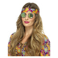 70er Jahre Hippie -Brille Spiegelung