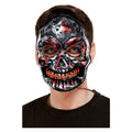 Leichte Gruselige Silberne Skelettmaske