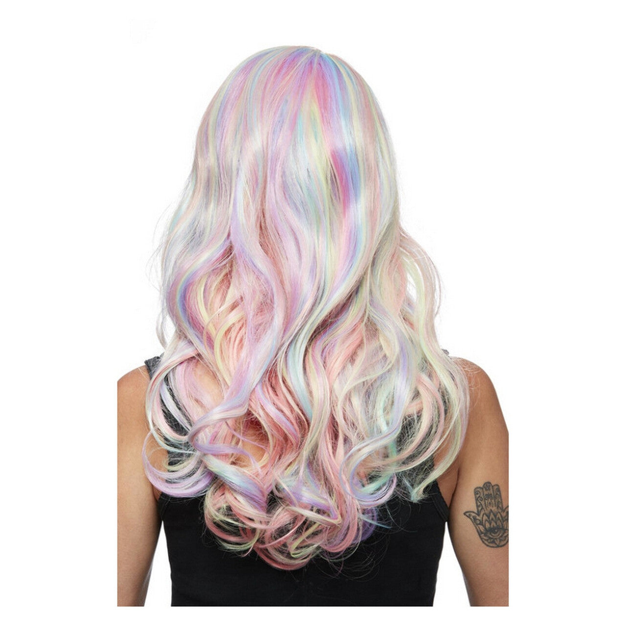 Op deze afbeelding zie je een Accessoires, van het merk Smiffy's. Unicorn Dream Pruik