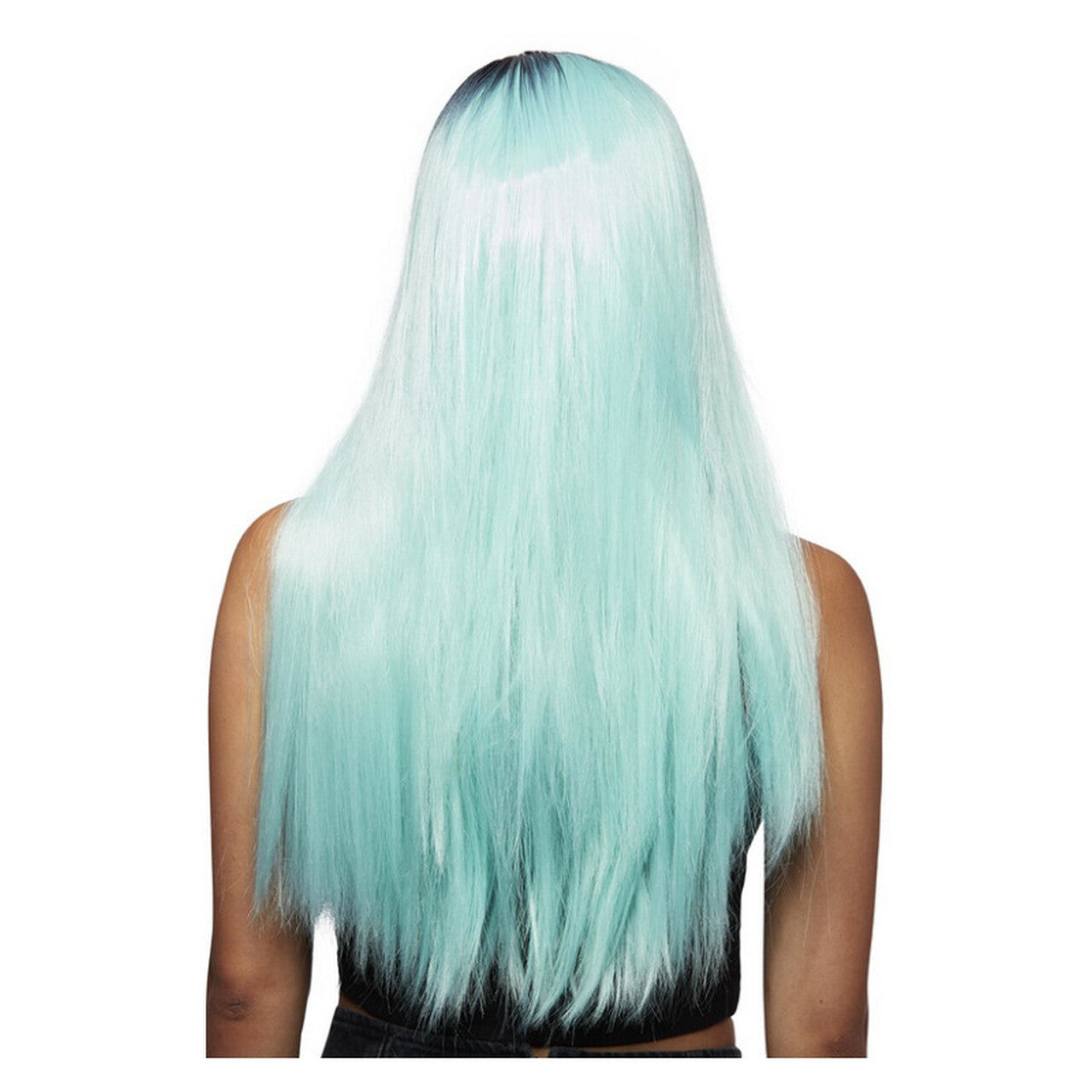 Op deze afbeelding zie je een Accessoires, van het merk Smiffy's. Sea Nymph Pruik IJsblauw