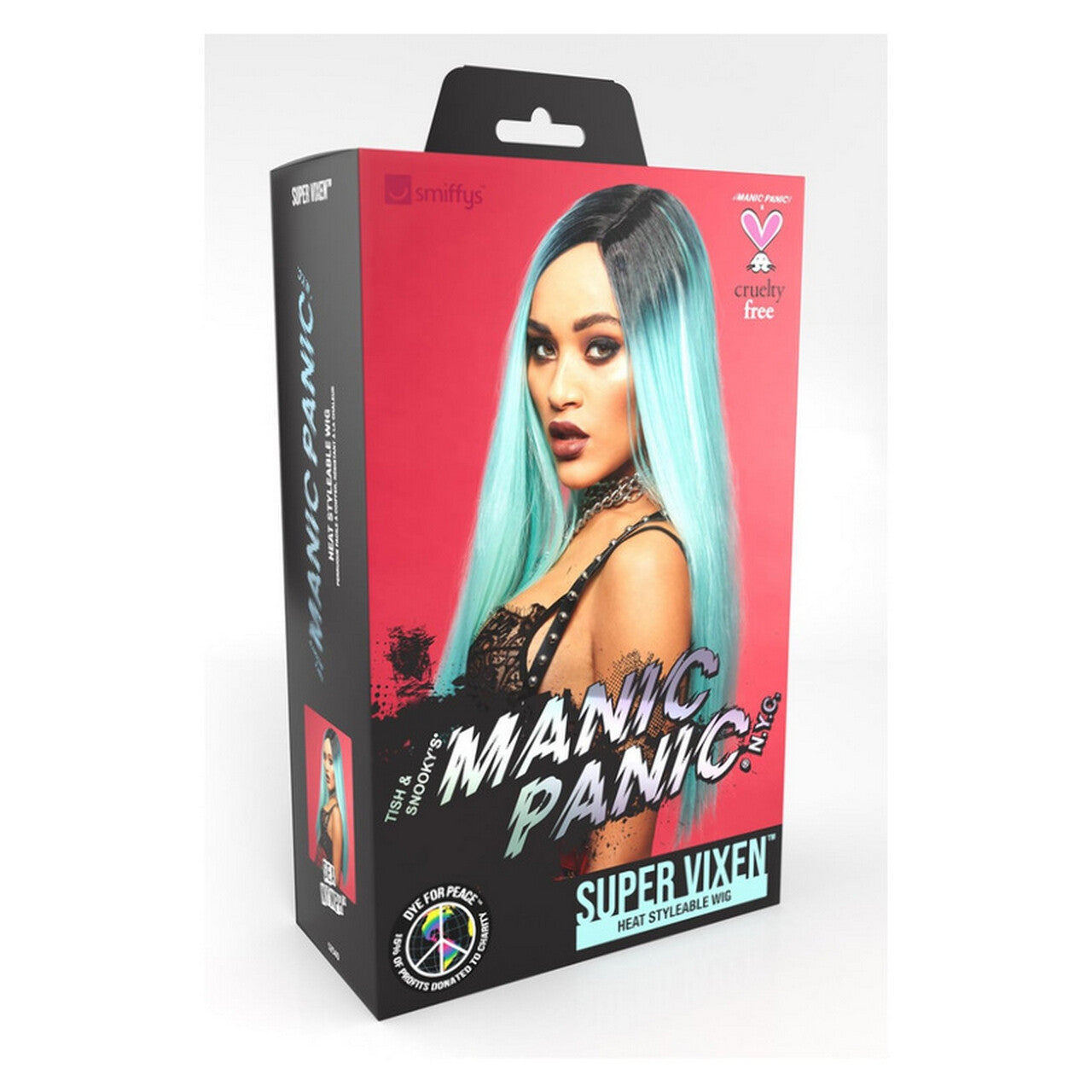 Op deze afbeelding zie je een Accessoires, van het merk Smiffy's. Sea Nymph Pruik IJsblauw