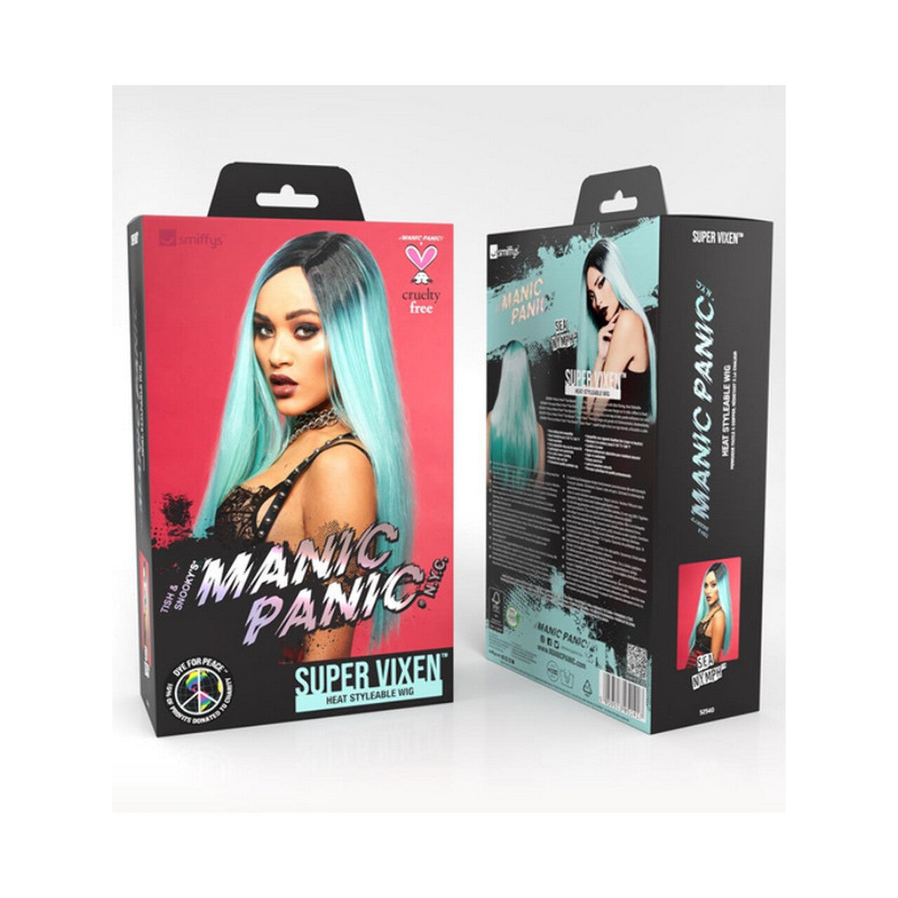 Op deze afbeelding zie je een Accessoires, van het merk Smiffy's. Sea Nymph Pruik IJsblauw