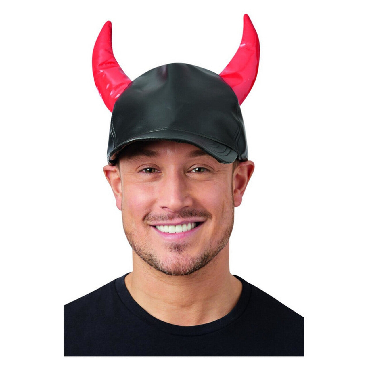 Op deze afbeelding zie je een Accessoires, van het merk Smiffy's. Duivelse Pet Met Rode Hoorns