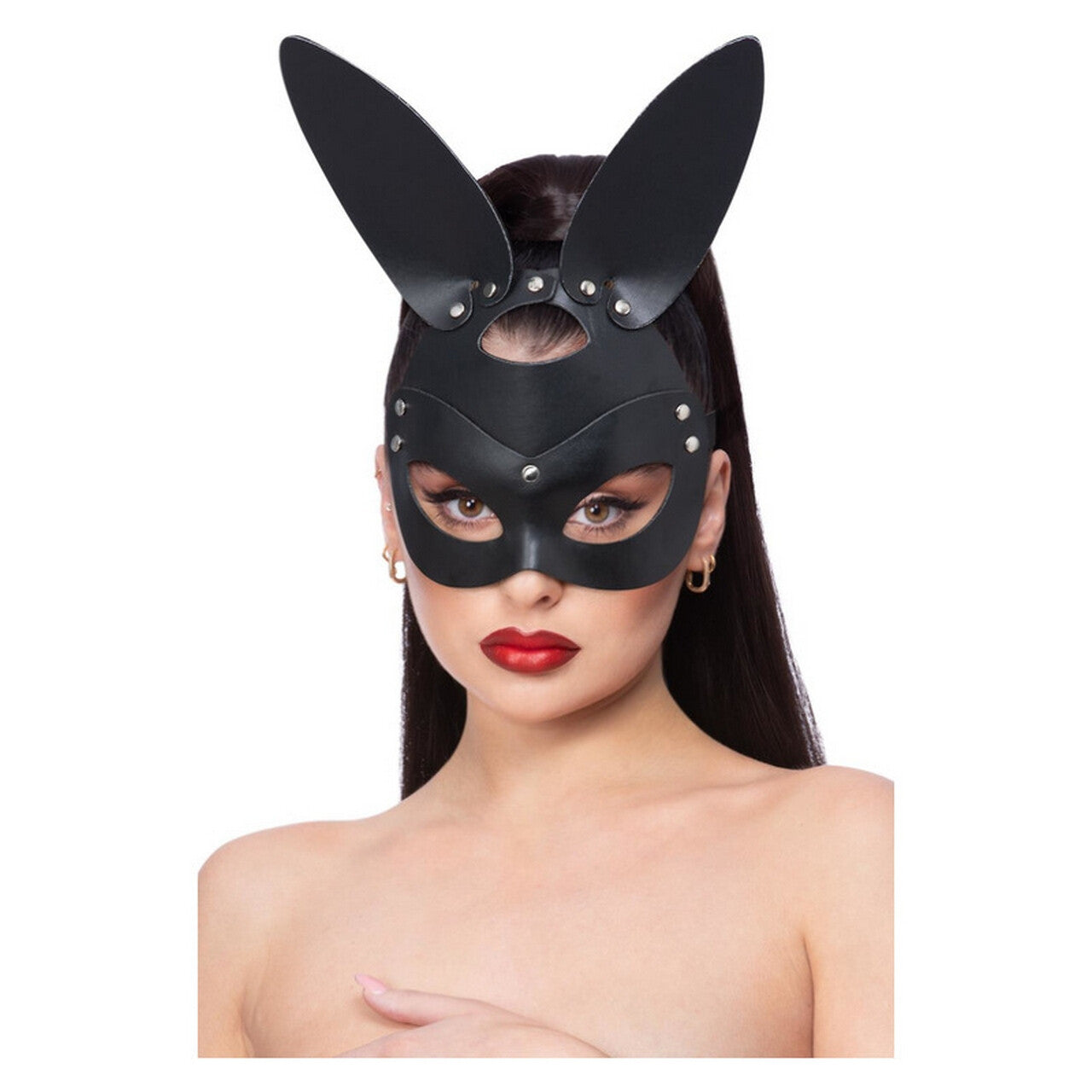 Op deze afbeelding zie je een Accessoires, van het merk Smiffy's. Spannend Konijnen Masker Zwart
