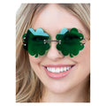 Riesige Klee Mit Hoher Brille Vier