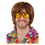 Op deze afbeelding zie je een Accessoires, van het merk Smiffy's. 70s Bril Sunny Yellow