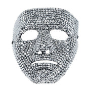 Op deze afbeelding zie je een Accessoires, van het merk Smiffy's. Zilveren Juwelen Robotmasker