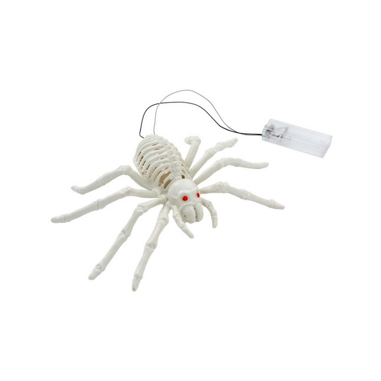 Op deze afbeelding zie je een Decoratie, van het merk Smiffy's. Lichtgevende Skelet Spin