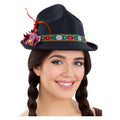 Trenkermütze Mit Blumen Schwarz